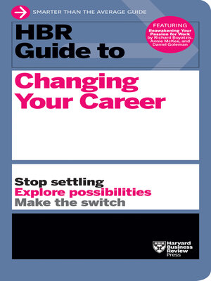 cover image of HBR Guide to Changing Your Career